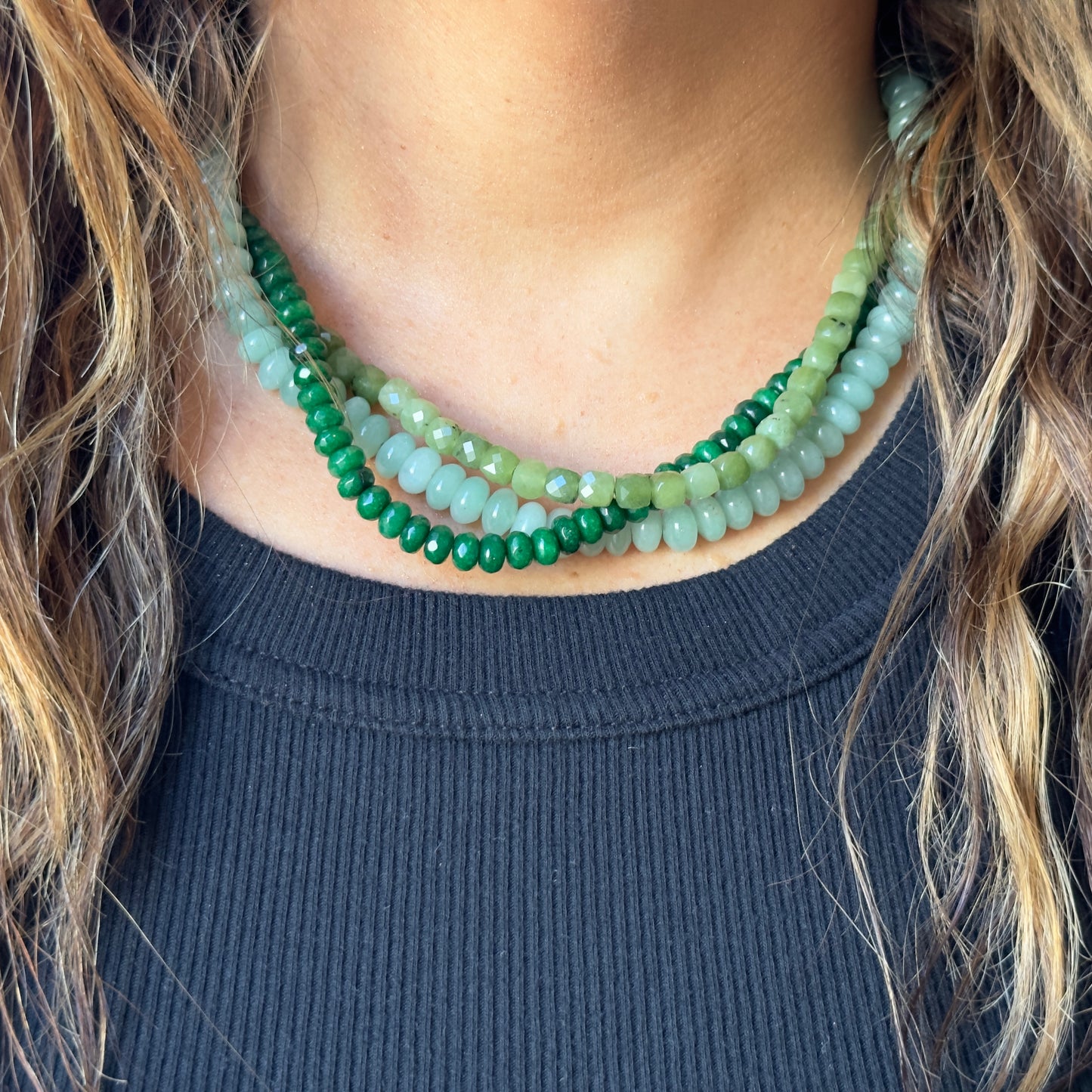 Forest Green 6mm Necklace