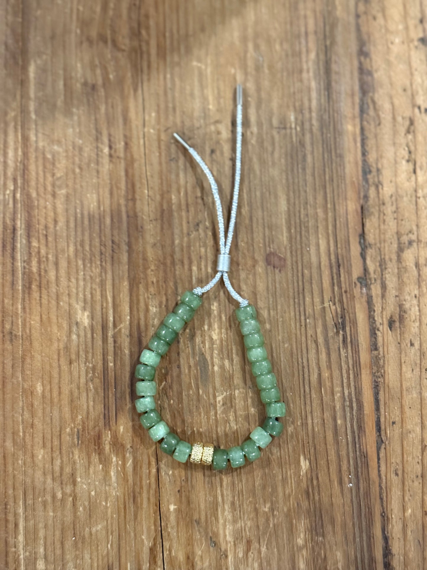 Olivine Jade Forte Bead Bracelet