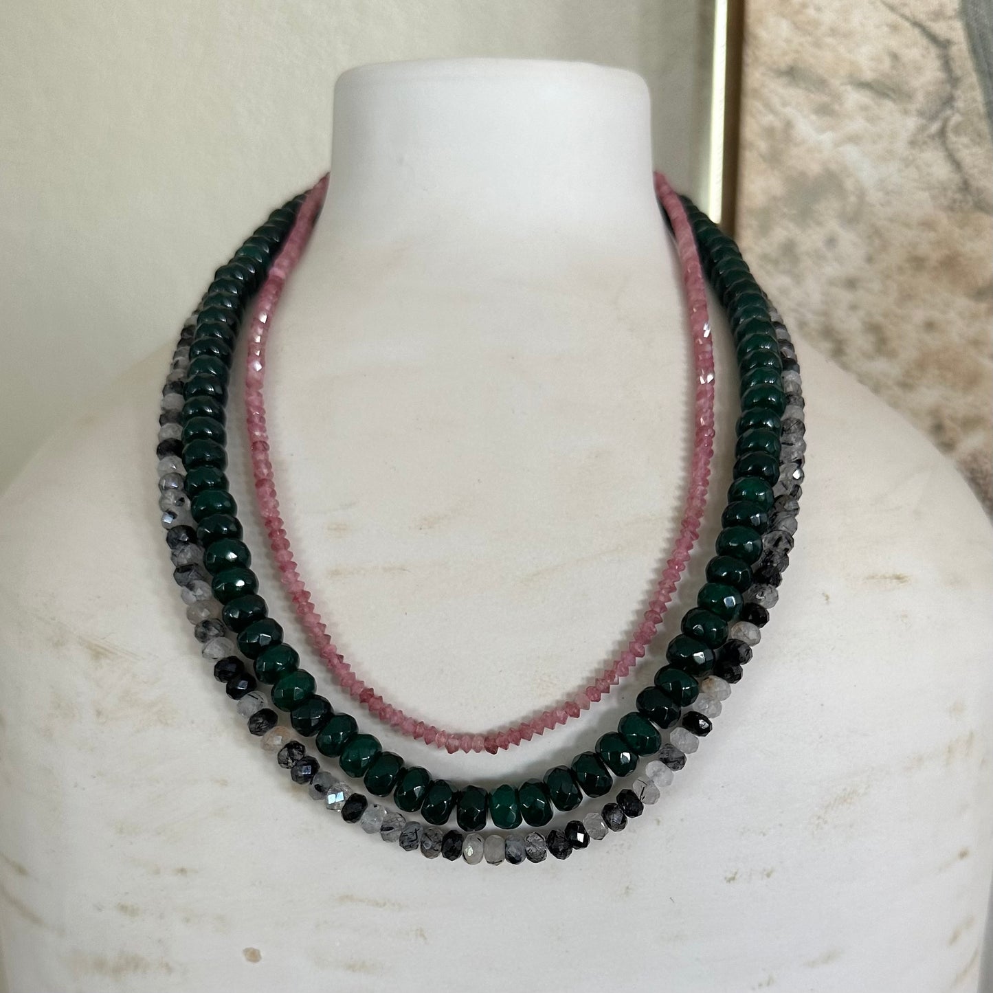 Forest Green 8mm Necklace