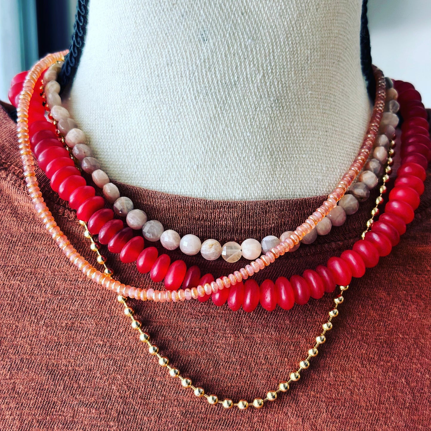 Cherry Red Necklace