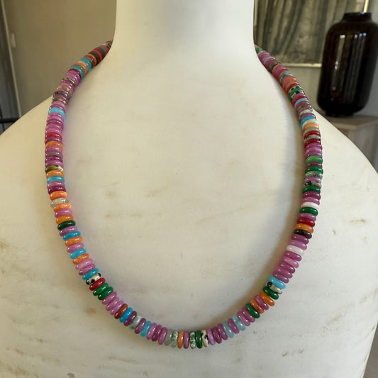 Mixed Gemstones Necklace