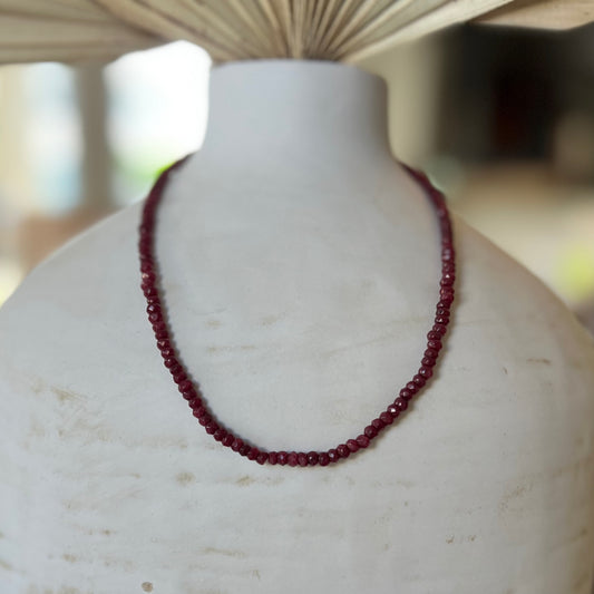 Dark Maroon Necklace