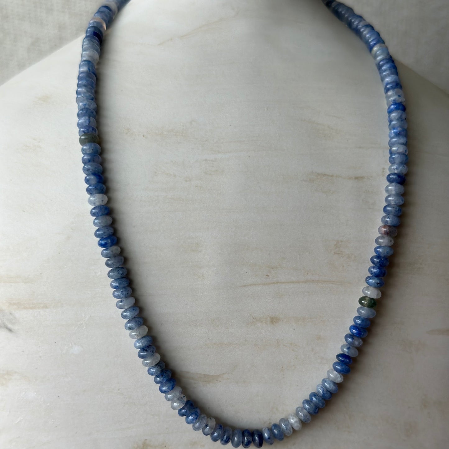 Blue Aventurine Necklace 4mm