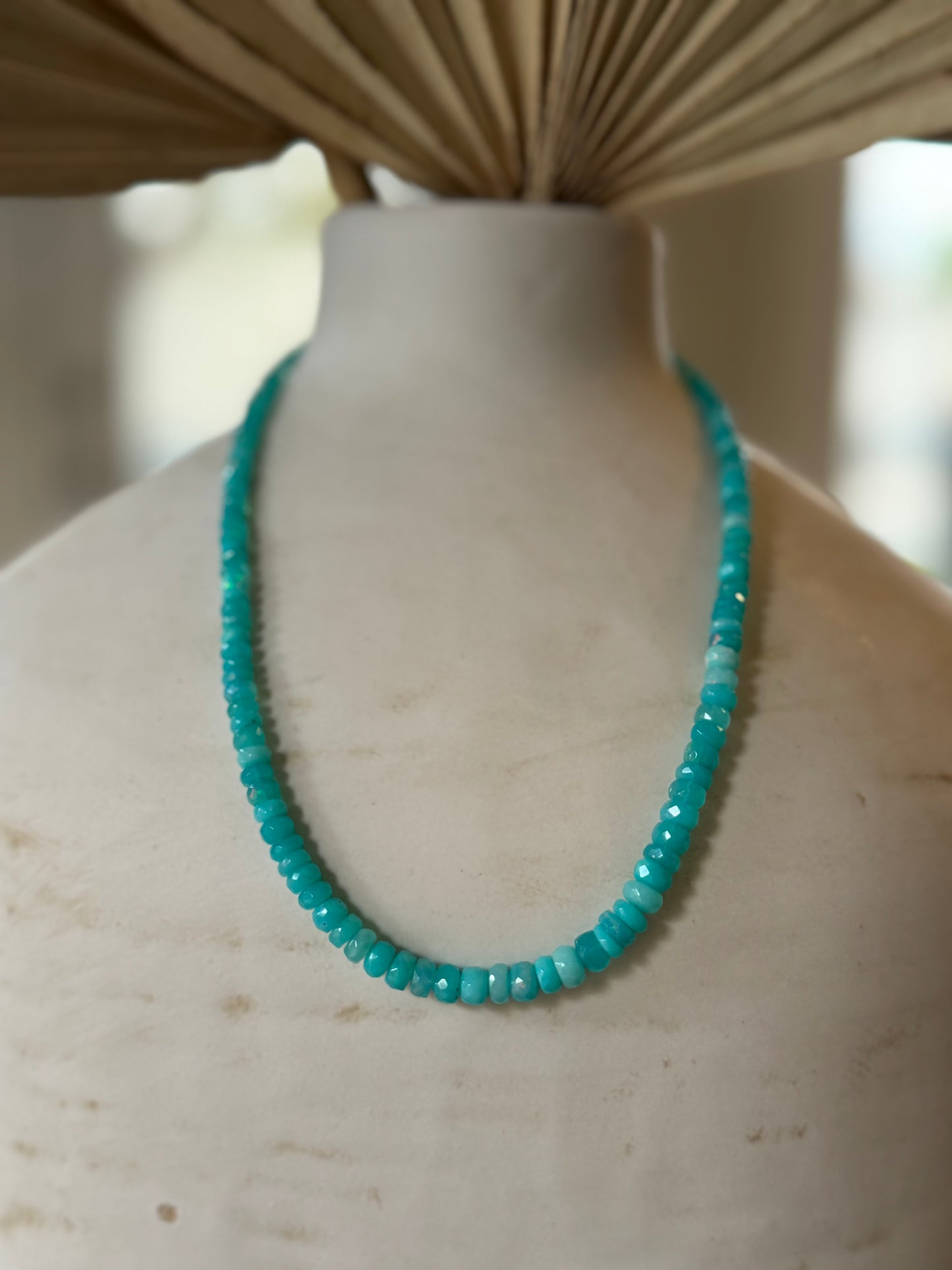 Bright Aqua Necklace