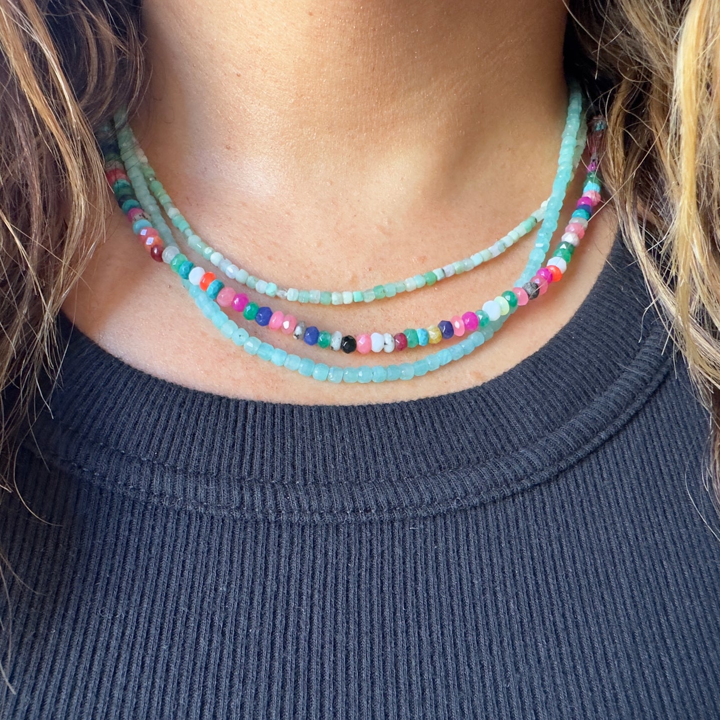 Bright Rainbow Necklace