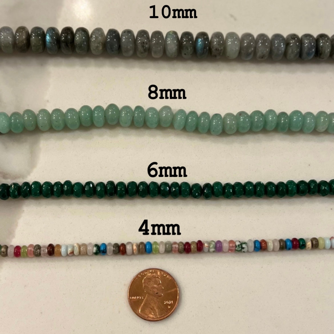 *Bead Size Template