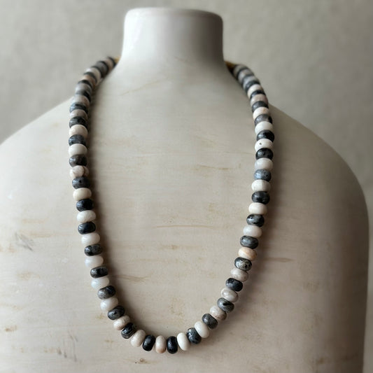 White and Gray Necklace