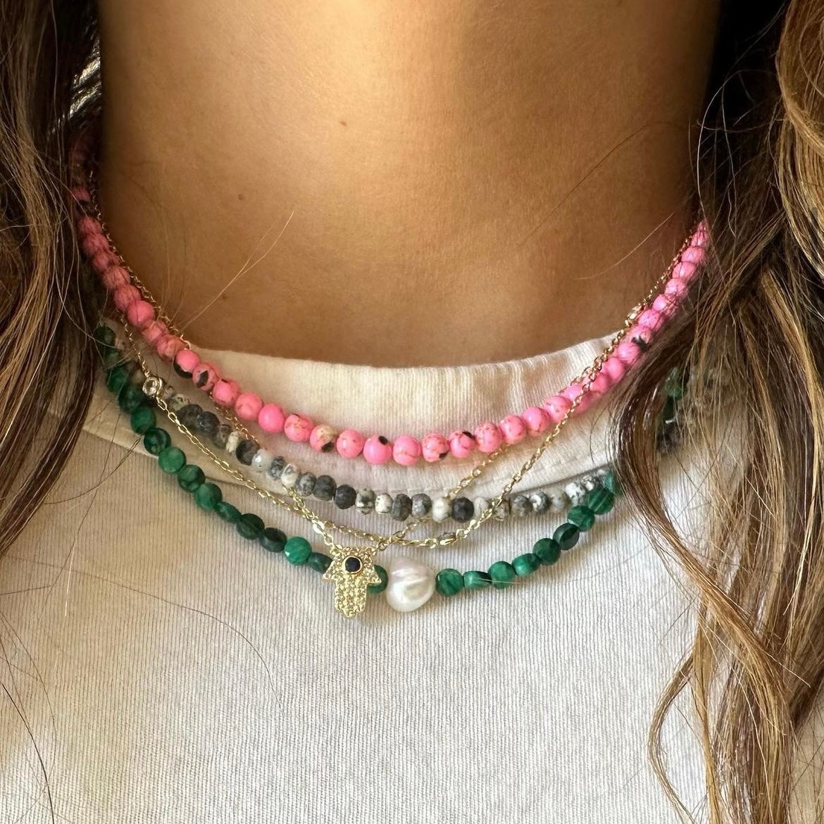 Mini Dalmatian Necklace