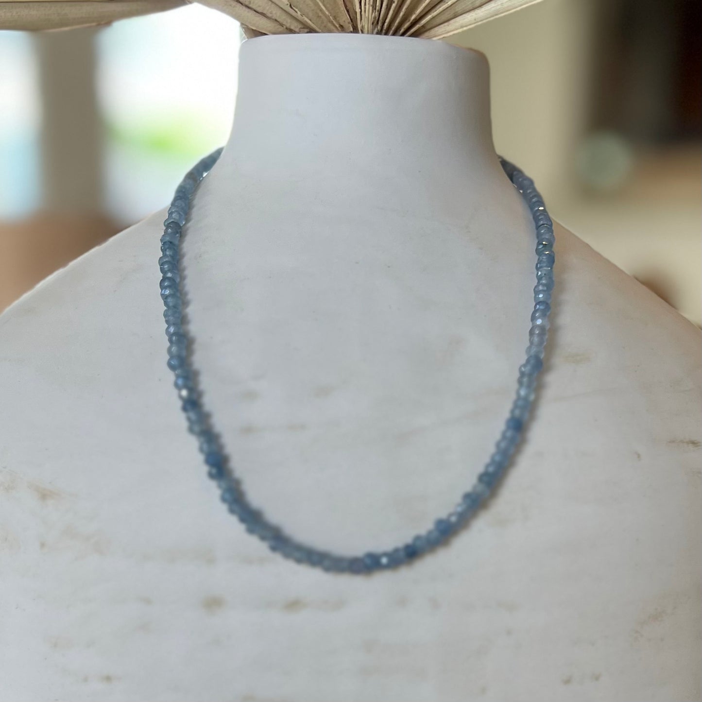 Light Denim Blue Necklace