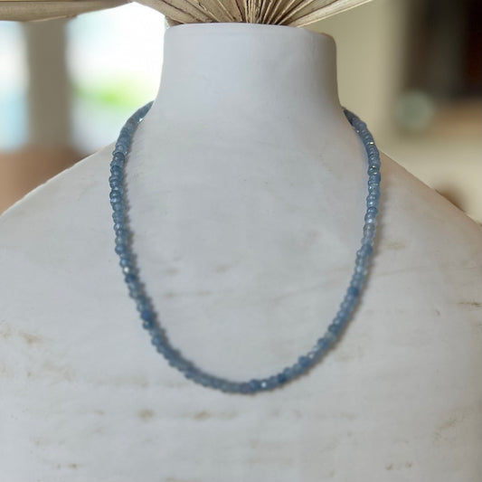 Light Denim Blue Necklace