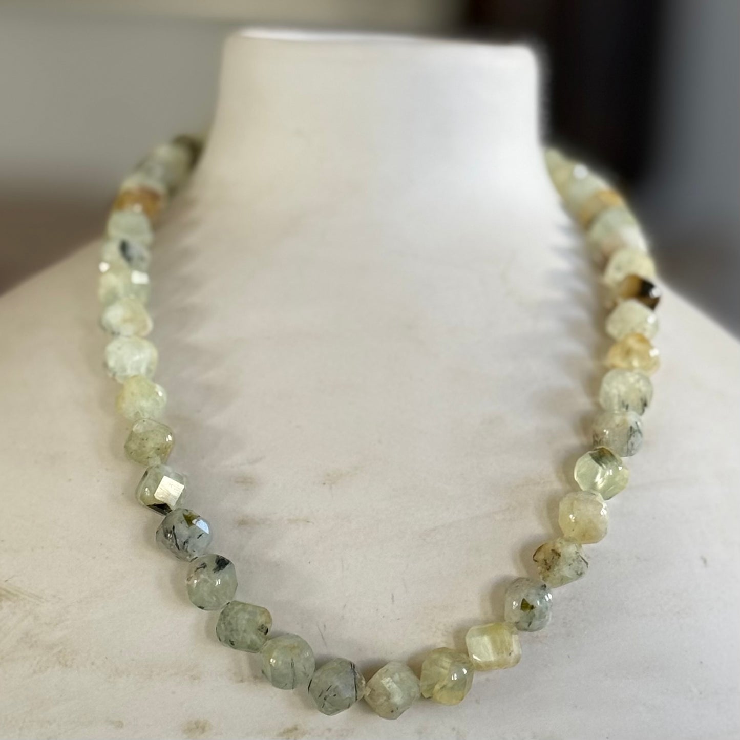 Marbled Light Green Necklace
