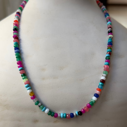 Bright Rainbow Necklace