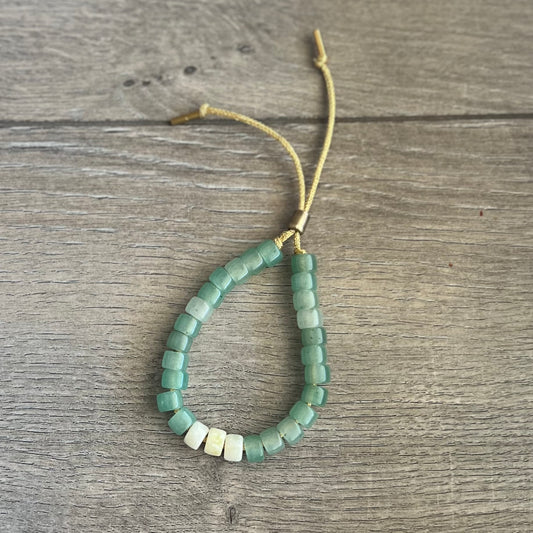 Green Aventurine Forte Bead Bracelet