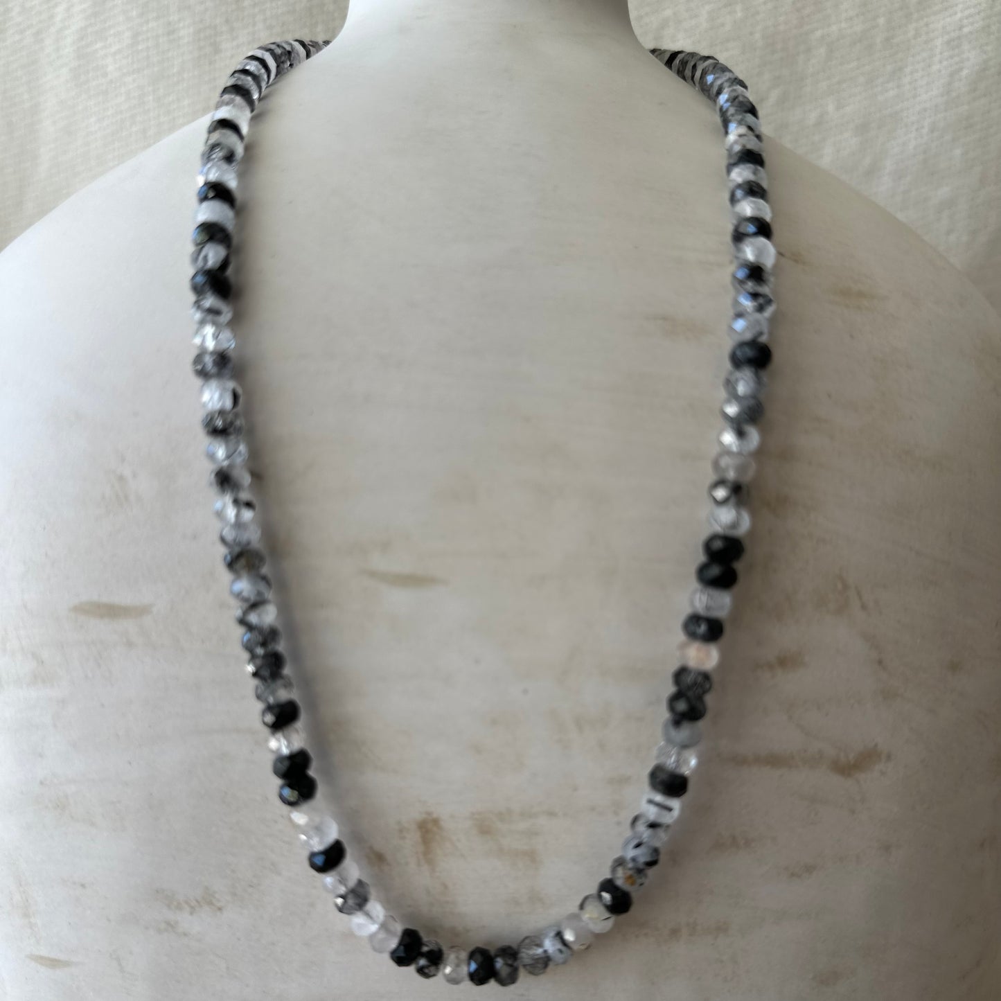 Black and Clear Necklace